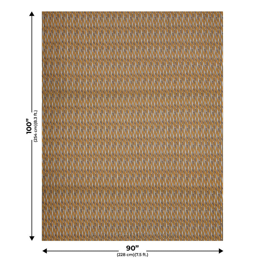 Ethnic Royal Brown Double Bed Dohar Blanket